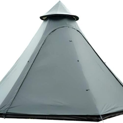 4 Person Yurt Tent, 380cm/12.5ft, Waterproof, with Screen, for Camping, Hiking, Hunting