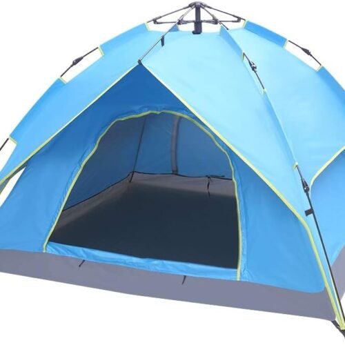 4 Person Family Dome Tent, with Removable Rainfly, for Camping, Backpacking, Hiking