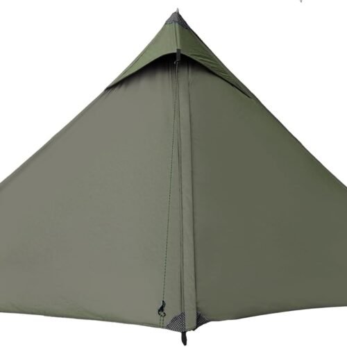 Ultralight 1 Person Tent, 940g, 20D Nylon, PU5000mm Waterproof, Height 130cm