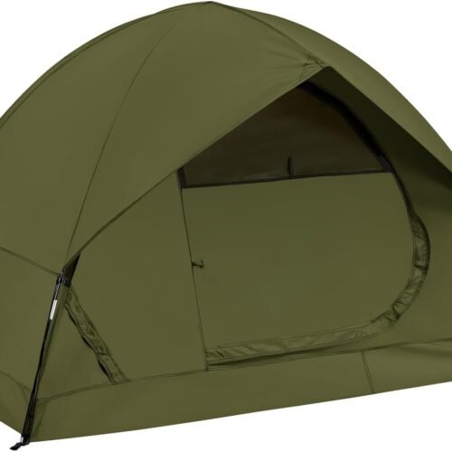 2 4 Person 4 Season Tent, Waterproof, with Rainfly, for Hiking, Backpacking, Festivals
