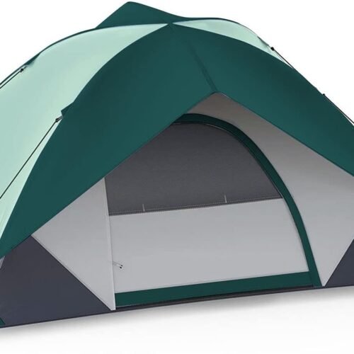 6 Person Dome Tent, with Removable Rainfly, Windproof, Waterproof, Easy Setup