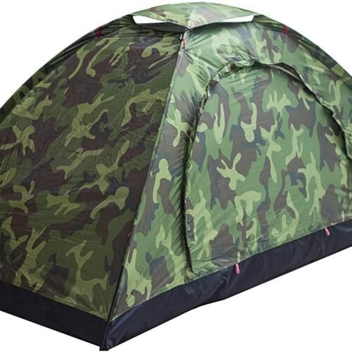 Camouflage Backpacking Tent, for Camping, Hiking