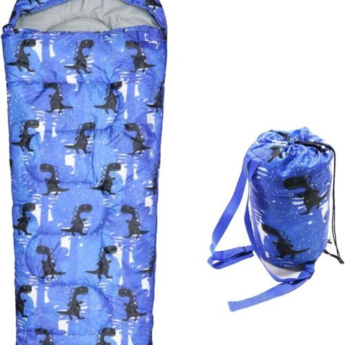 Portable 3 Season Waterproof Sleeping Bag for Kids