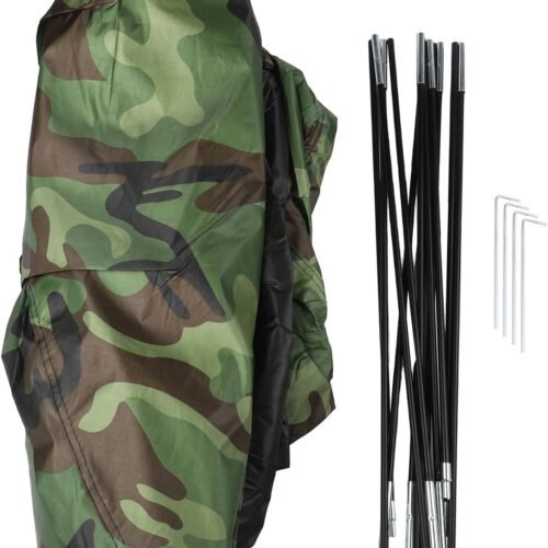 1 2 Person Ultralight Camouflage Tent, Water Resistant, with Mesh Roof Ventilation