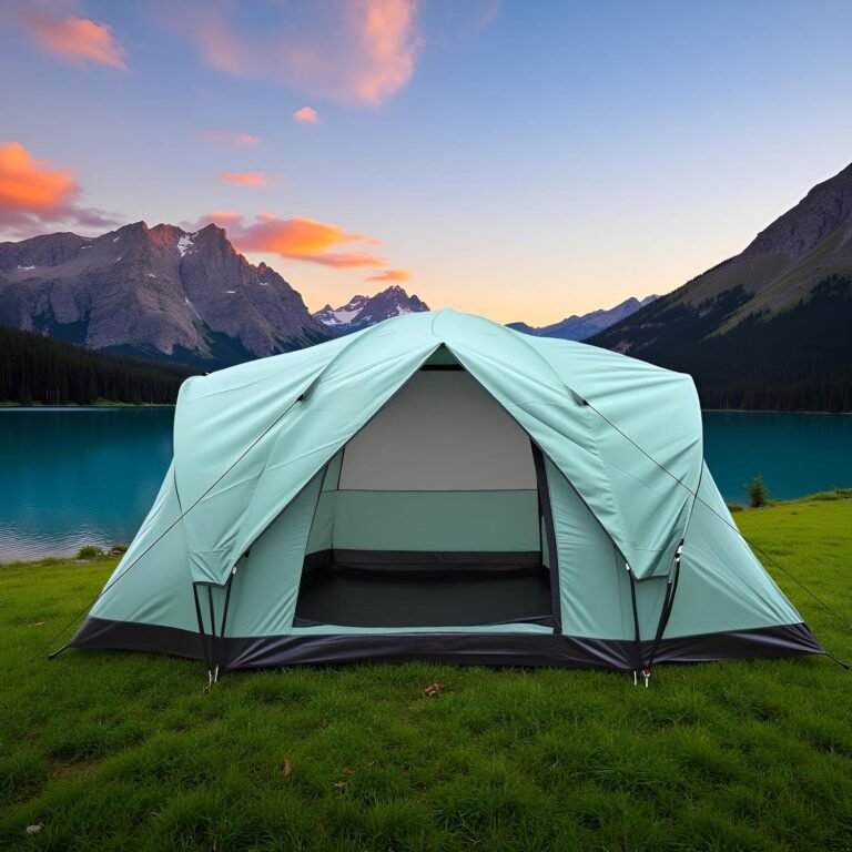 Large Family Tent, 5 6 Person, Waterproof, Mesh Roof, Living Room Layout